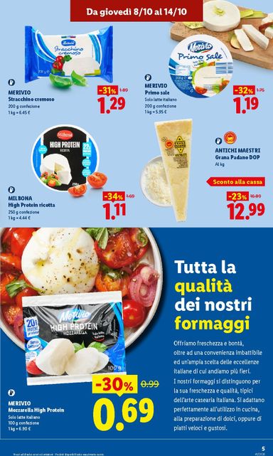 Volantino Lidl - Lidl - Nuova apertura Trieste valido dal 08/10 al 14/10 - pagina 5