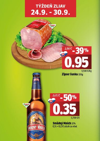 Leták FRESH - Fresh - Stredné a západné Slovensko od 24.09. do 07.10. - strana 2