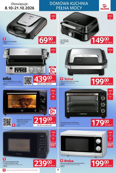 Gazetka Selgros - Selgros cash&carry - Katalog Elektro AGD od 08.10. do 21.10. - strona 6