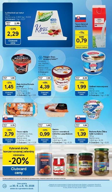 Leták Tesco - Tesco supermarket od 30.09. do 06.10. - strana 24