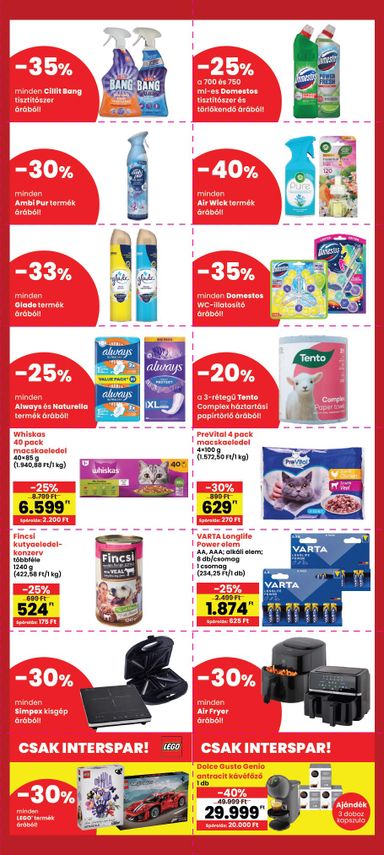 Akciós újság INTERSPAR - INTERSPAR - Szülinapi kuponnapok érvényes 10.05.-tól 10.14.-ig - 5 oldal