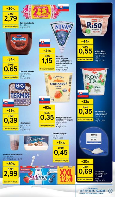 Leták Tesco - Tesco supermarket od 07.10. do 13.10. - strana 7