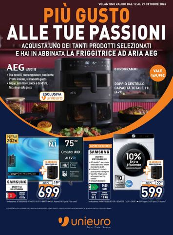 Volantino Unieuro - Unieuro valido dal 12/10 al 29/10 - pagina 1