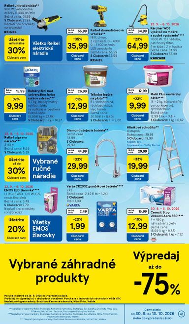 Leták Tesco - Tesco od 30.09. do 06.10. - strana 41