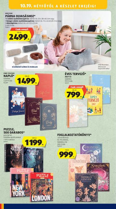 Akciós újság Aldi - Aldi - Középső sor termékei érvényes 10.15.-tól 10.21.-ig - 18 oldal