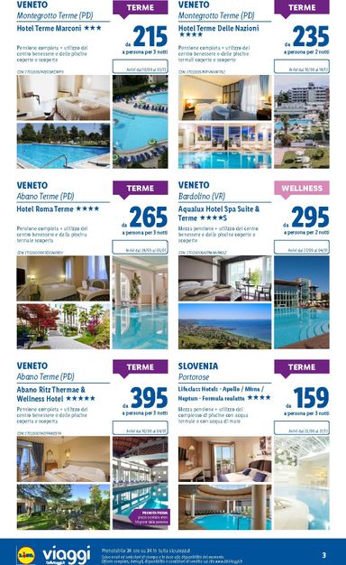 Volantino Lidl - Lidl - Viaggi valido dal 07/09 al 31/10 - pagina 3