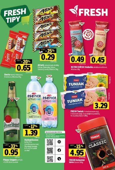 Leták FRESH - Fresh - Stredné a západné Slovensko od 24.09. do 07.10. - strana 44
