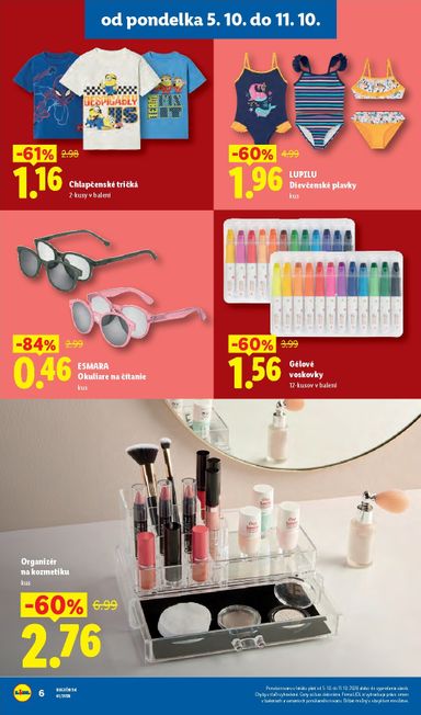 Leták Lidl - Lidl - Ešte viac extra akcií od 05.10. do 11.10. - strana 6