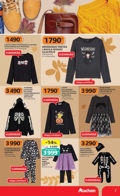 Akciós újság Auchan - Auchan - Őszi ruha ajánlataink érvényes 10.01.-tól 10.21.-ig - 7 oldal