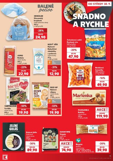Leták Kaufland - Kaufland - Praha 4 od 30.09. do 06.10. - strana 11