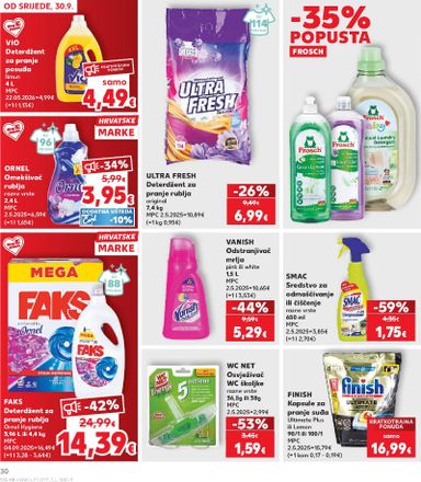 Katalog Kaufland - Kaufland vrijedi od 30.09. do 06.10. - stranica 30