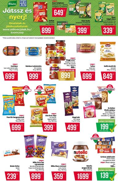 Akciós újság Coop - Coop - Tisza - Abc-Szuper érvényes 10.08.-tól 10.14.-ig - 16 oldal
