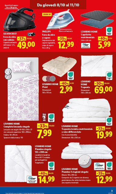 Volantino Lidl - Lidl - Outlet Store Alessandria valido dal 08/10 al 11/10 - pagina 3