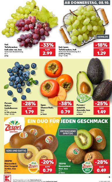 Leták Kaufland Německo - Kaufland Německo od 08.10. do 14.10. - strana 5