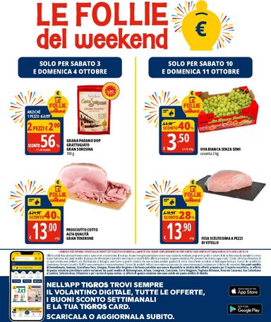 Volantino Tigros - Tigros valido dal 01/10 al 12/10 - pagina 32