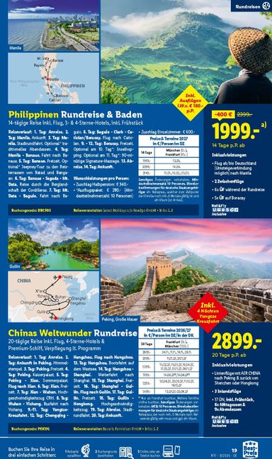 Prospekt Lidl - Lidl - Reise Highlights gültig ab 12.09. bis 15.10. - seite 19