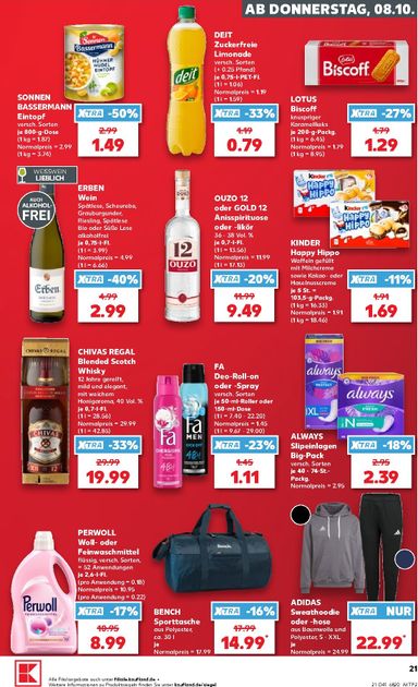 Leták Kaufland Německo - Kaufland Německo od 08.10. do 14.10. - strana 21