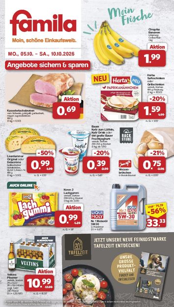Prospekt Famila Nordwest - Famila Nordwest gültig ab 05.10. bis 10.10. - seite 1