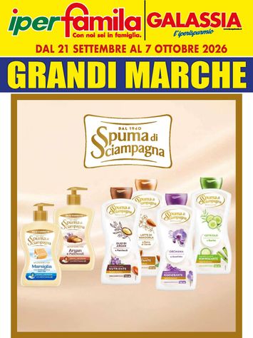 Volantino Galassia - Galassia - Grandi Marche valido dal 21/09 al 07/10 - pagina 1