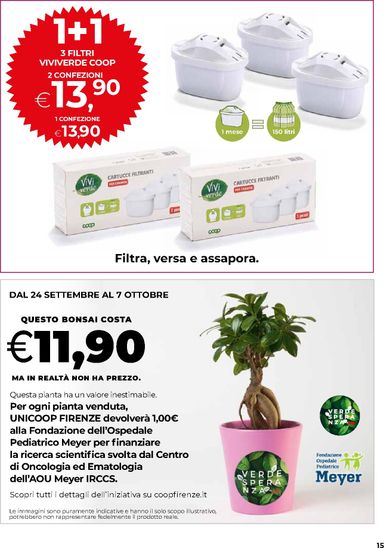 Volantino Coop Firenze - Coop Firenze - Vicino a te valido dal 01/10 al 14/10 - pagina 15