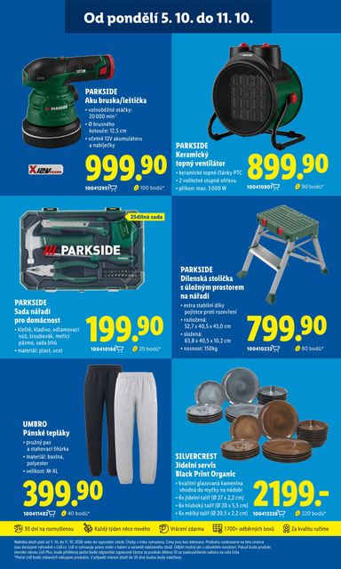 Leták Lidl - Lidl - Spotřební zboží od 05.10. do 11.10. - strana 17