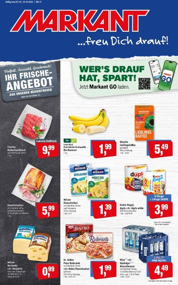 Prospekt Markant - Markant Freu Dich Drauf gültig ab 05.10. bis 10.10. - seite 1
