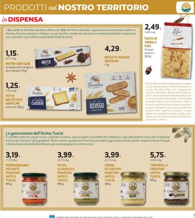 Volantino Coop - Coop - Prodotti nel Nostro Territorio valido dal 24/09 al 21/10 - pagina 7