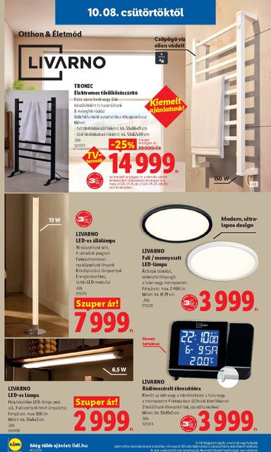 Akciós újság Lidl - Lidl érvényes 10.08.-tól 10.14.-ig - 40 oldal
