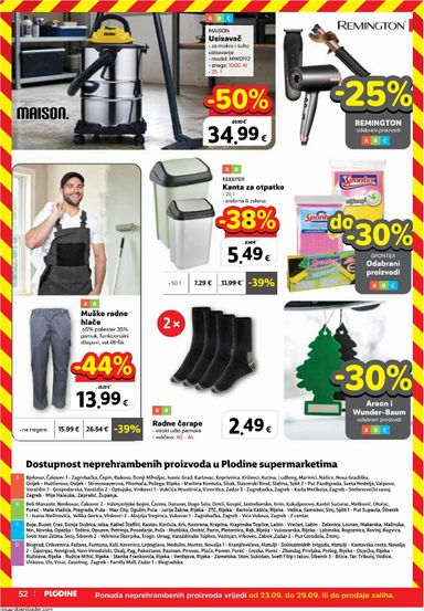 Katalog Plodine - Plodine vrijedi od 23.09. do 29.09. - stranica 52