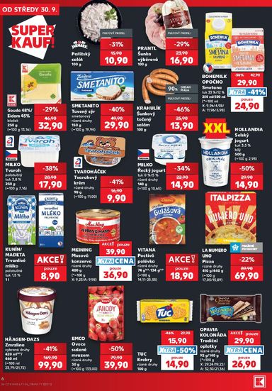 Leták Kaufland - Kaufland - Praha 4 od 30.09. do 06.10. - strana 6