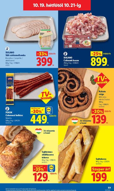 Akciós újság Lidl - Lidl érvényes 10.15.-tól 10.21.-ig - 59 oldal