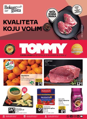 Katalog Tommy - Tommy vrijedi od 24.09. do 30.09. - stranica 1