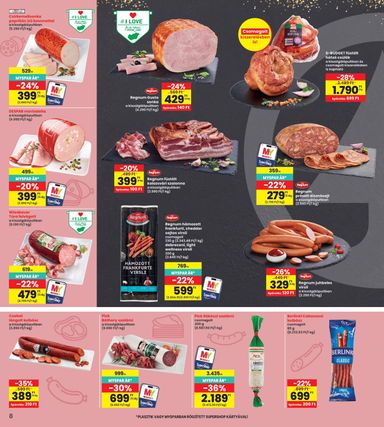 Akciós újság Spar - INTERSPAR érvényes 10.08.-tól 10.14.-ig - 8 oldal