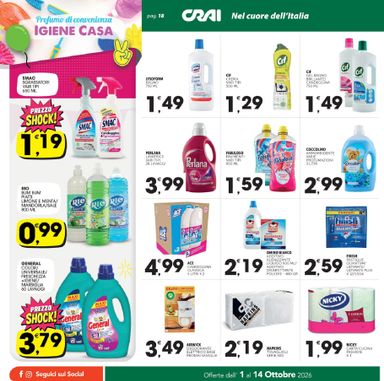 Volantino Crai - Crai - Palermo, Sicilia valido dal 01/10 al 14/10 - pagina 18