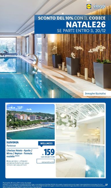 Volantino Lidl - Lidl - Viaggi valido dal 08/10 al 15/12 - pagina 27