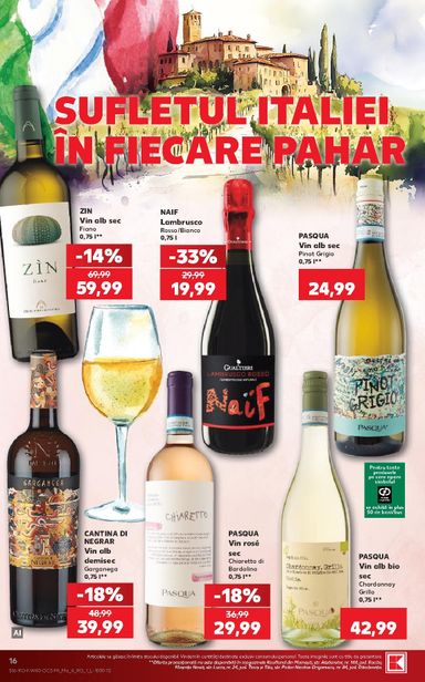 Catalogul Kaufland - Kaufland - Ciao Italia de la 30.09. până la 06.10. - pagina 16