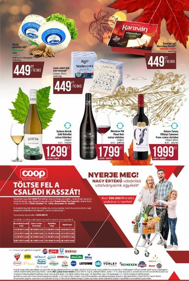 Akciós újság Coop - Coop - Észak-Kelet érvényes 10.15.-tól 10.21.-ig - 9 oldal