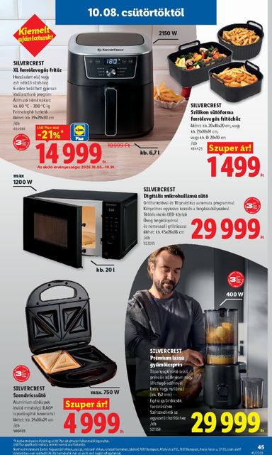 Akciós újság Lidl - Lidl érvényes 10.08.-tól 10.14.-ig - 45 oldal