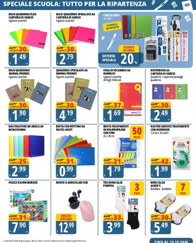Volantino Tigros - Tigros - Scuola valido dal 28/08 al 12/10 - pagina 4