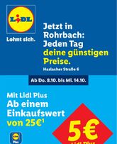 Lidl - Lohnt sich-Flugblatt gültig ab Donnerstag 08.10.2026