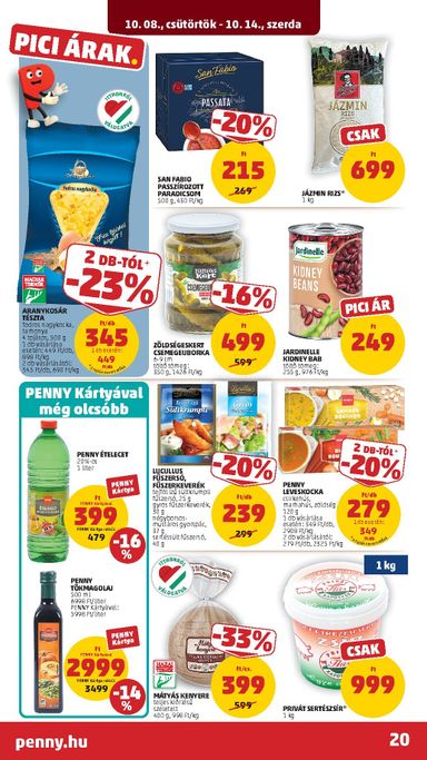 Akciós újság PENNY - PENNY érvényes 10.08.-tól 10.14.-ig - 24 oldal