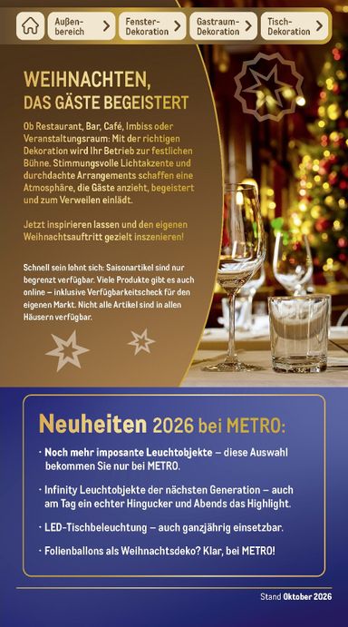 Prospekt METRO - Metro - Weihnachten gültig ab 01.10. bis 31.10. - seite 4