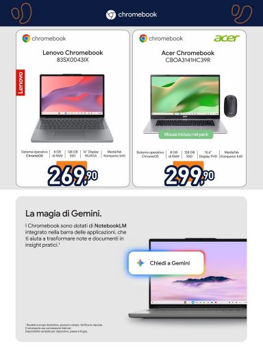 Volantino Unieuro - Unieuro - Speciale Chromebook valido dal 12/10 al 28/10 - pagina 4