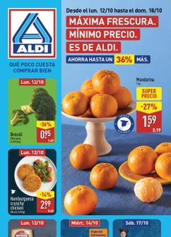 ALDI folleto válido a partir del lunes 12/10