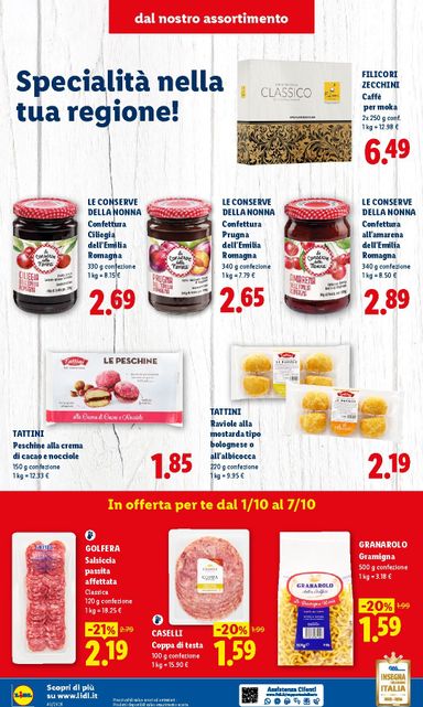 Volantino Lidl - Lidl - Emilia Romagna valido dal 01/10 al 07/10 - pagina 4