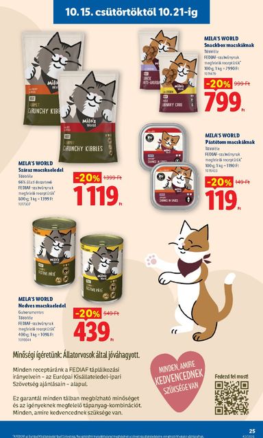Akciós újság Lidl - Lidl érvényes 10.15.-tól 10.21.-ig - 25 oldal