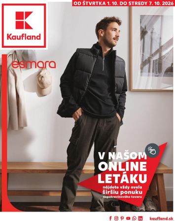 Leták Kaufland - Kaufland - Spotrebné zboží od 01.10. do 07.10. - strana 1