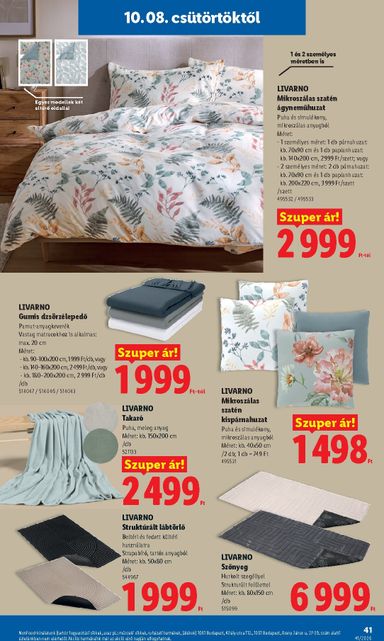 Akciós újság Lidl - Lidl érvényes 10.08.-tól 10.14.-ig - 41 oldal