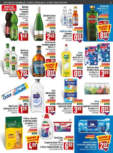 Leták COOP Jednota - COOP Jednota od 01.10. do 07.10. - strana 11
