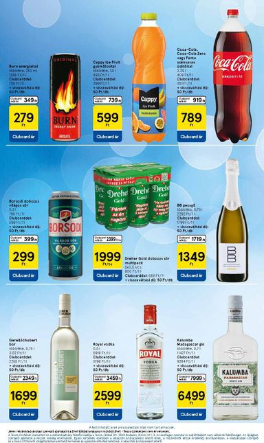 Akciós újság Tesco - Tesco szupermarket érvényes 10.15.-tól 10.21.-ig - 7 oldal